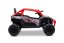 Elektrické autíčko Kawasaki TERYX KRX 1000 12V, červené, jednomiestne, odpružená zadná náprava, 2,4 Ghz diaľkové ovládanie, Lítiová batéria, 2 x 25W Motory, MP3 s USB/AUX,