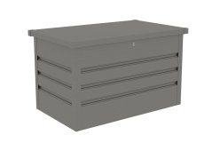 Záhradný box G21 Denver 280 L, metalický šedý plechový