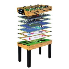 Multifunkčný stôl Sportino Fungame 12v1 Wood