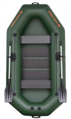 Loď Kolibri K-240 zelená lamelová podlaha