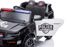 Eljet Detské elektrické auto polícia SUV čierna, Li-Ion