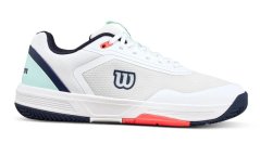 Wilson Courtglide white / bay / fiery coral