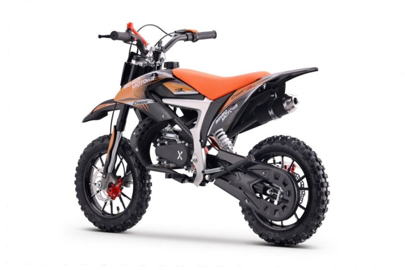 Benzínová motorka pre deti Beneo Motors CROSS SX oranžová - 50cm3