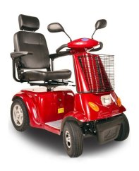 Štvorkolesový elektrický seniorský a invalidný vozík s košom Selvo 4800