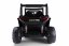 Beneo Elektrické autíčko UTV 24V, černé, dvoumístné, 2 x 200 W Motor, Lithiová baterie, EVA kola, odpružené nápravy, ektrická brzda, čalouněné sedátko, 2,4 GHz DO, Dvoumístné, USB, SD karta