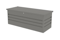 Záhradný box G21 Denver 560 L, metalický šedý plechový