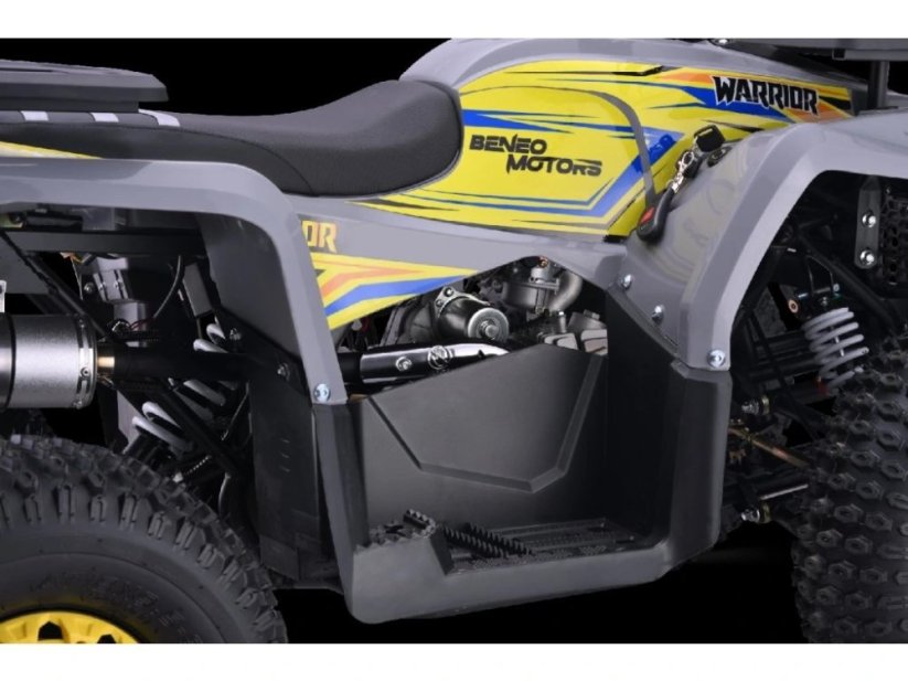 Benzínová štvorkolka pre deti Beneo Motors WARRIOR žltá - 125cm3