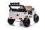 Beneo Elektrické autíčko Toyota FJ Cruiser XXL s pohonom 4x4, licencované (Dvojmiestne), biele, Prenosná lítiová batéria, Vysoký podvozok, Dve sedadlá, Odpružená zadná náprava, 2,4 GHz Diaľkový ovládač, MP3 prehrávač s Bt, LED