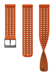 Suunto 22mm Athletic 9 Silicone Strap Canyon Orange S+M