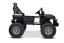 Elektrické autíčko Beneo Motors OFFRIDE 4x4² Dvojmiestne 12V, čierne, MP3 Prehrávač s USB/AUX vstupom, Pohon 4x4, Lítiová Batéria, EVA kolesá s odpružením, Diaľkový ovládač, LED Svetlá
