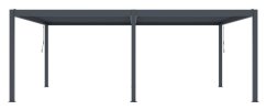 Bioklimatická pergola G21 Austin Premium 6x4 m, antracitová hliníková