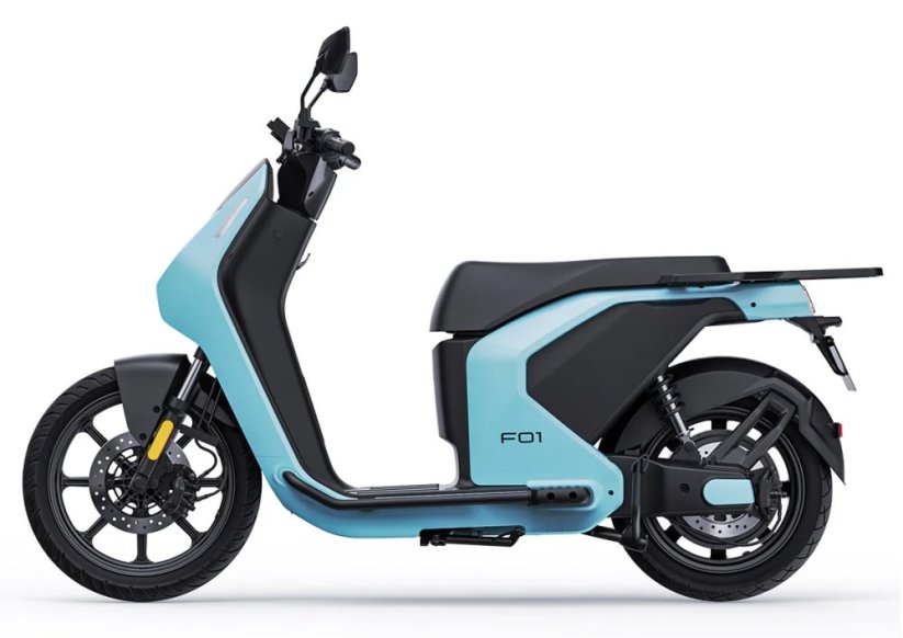 Motocykel Super Soco F01 svetlomodrý