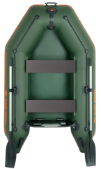 Člun Kolibri KM-245A zelený, vysokotlaká Air-deck podlaha
