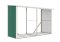 Prístrešok na drevo G21 WOH 682 - 302 x 119 cm, zelený
