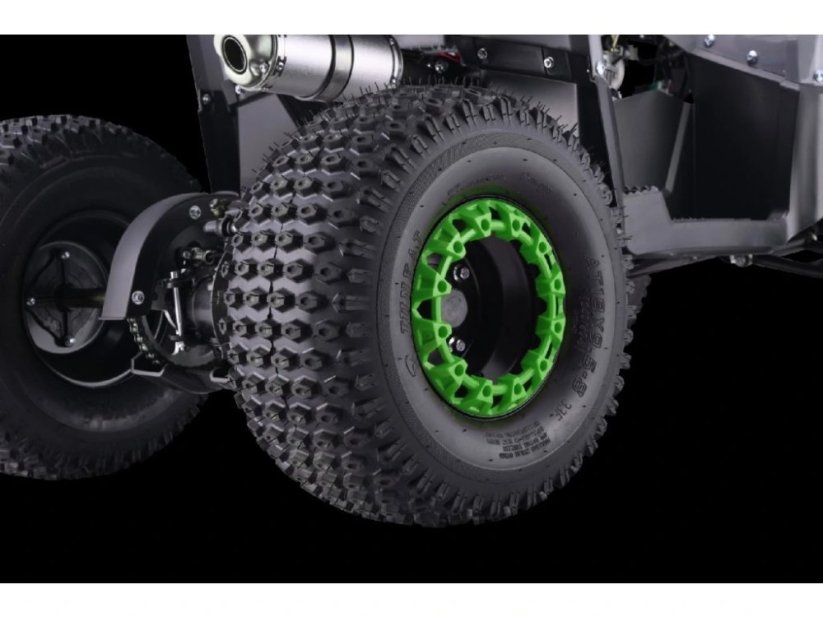 Benzínová čtyřkolka pro děti Beneo Motors WARRIOR zelená - 125cm3