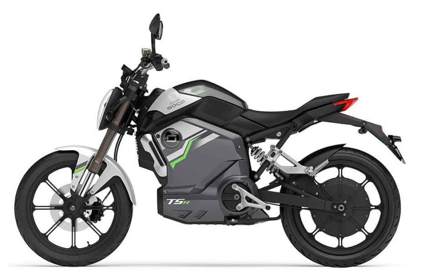 Elektrický motocykel Super Soco TSX dual battery sivý
