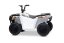 Elektrická štvorkolka Beneo Arctic Cat 12V so zadným pohonom, biela, LED svetlá, Lítiová batéria, 2 x 25W motor, Originál Licencia