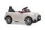 Beneo Elektrické autíčko BMW Mini Cooper 12V, biele, USB Vstup s Bluetooth pripojením na MP3 Prehrávači, 2,4 GHz diaľkové ovládanie, 2 x 25W Motor, Lítiová batéria, LED svetlá, ORIGINAL licencia