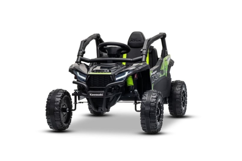 Elektrické autíčko Kawasaki TERYX KRX 1000 12V, čierne, jednomiestne, odpružená zadná náprava, 2,4 Ghz diaľkové ovládanie, Lítiová batéria, 2 x 25W Motory, MP3 s USB/AUX