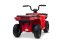 Elektrická čtyřkolka Beneo Arctic Cat 12V se zadním pohonem, červená, LED světla, lithiová baterie, 2 x 25W motor, originální licence