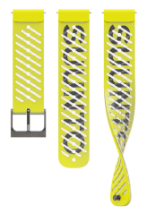 Suunto 22mm Athletic 5 Silicone Strap Lemon Yellow S+M