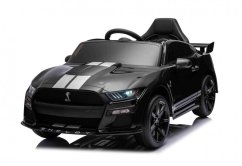 Beneo Elektrické autíčko Ford Shelby Mustang GT 500 Cobra, černé, 2,4 GHz dálkové ovládání, USB Vstup, LED Světla, 2 x 30W motor, ORIGINÁL licence