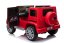 Beneo Elektrické autíčko Mercedes G500 12V, červené, 2,4 GHz diaľkové ovládanie, USB / SD Vstup, odpruženie, Lítiová batéria, LED svetlá, ORIGINÁL licencia
