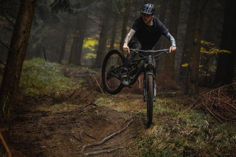 Horský bicykel Pells Tarpan AM 1 2024 moss green