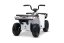 Elektrická štvorkolka Beneo Arctic Cat 12V so zadným pohonom, biela, LED svetlá, Lítiová batéria, 2 x 25W motor, Originál Licencia