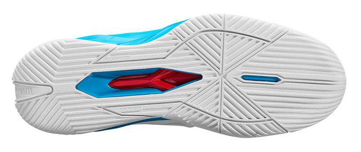 Wilson Rush Pro 4.5 white / atomic blue OZ