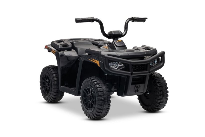 Elektrická čtyřkolka Beneo Arctic Cat 12V se zadním pohonem, černá, LED světla, lithiová baterie, 2 x 25W motor, originální licence
