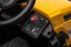 Beneo Licencovaný elektrický Bagr Caterpillar, Jednomístný, žlutý, USB vstupem na MP3 Přehrávači, Zadním pohonem s 2 x 30W Motory a Lithiovou baterií