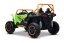Elektrická buggy Arctic CAT XXL 4x4 24V, zelená, dvoumístná, Měkká EVA kola, Výkonné motory, Lithiová baterie, MP3 přehrávač s Bluetooth, Odpružená zadní náprava, Koženková sedadla, Originální licence