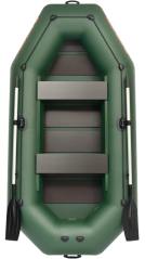 Člun Kolibri K-300 CT zelený, lamelová podlaha + držák motoru