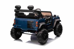 Elektrické autíčko Beneo Ford Bronco XL s pohonem zadních kol, licencované (Dvoumístné), modré, Lithiová baterie, Vysoký podvozek, Dvě sedadla, Odpružená zadní náprava, 2,4 GHz Dálkový ovladač, MP3 přehrávač se vstupem USB, LED