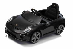 Beneo Elektrické autíčko RUF GT 12V, čierne, Otváracie dvere, 2.4 GHz diaľkové ovládanie, LED svetlá vpredu aj vzadu, USB/Aux Vstup, Lítiová batéria, 2 X 35W motor, ORIGINÁL licencia