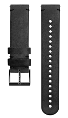 Suunto 20mm Urban 2 Leather Strap Black Black Size M
