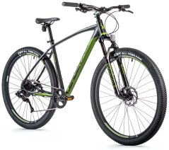Horský bicykel Leader Fox Zero 29" 2023 čierna matná/zelená