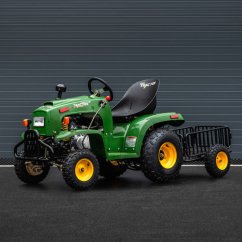 Detský zahradný Traktor Leramotors 110cc s vozíkom