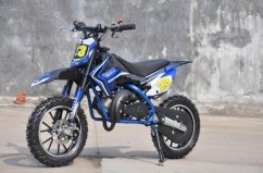 Motocykl Minicross Gazelle Deluxe 49CC 2T modrá