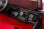 Beneo Elektrické autíčko Toyota FJ Cruiser XXL s pohonom 4x4, licencované (Dvojmiestne), červené, Prenosná lítiová batéria, Vysoký podvozok, Dve sedadlá, Odpružená zadná náprava, 2,4 GHz Diaľkový ovládač, MP3 prehrávač s Bt, LED