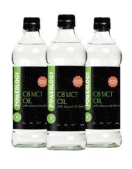 Powerlogy C8 MCT olej 3 x 500 ml