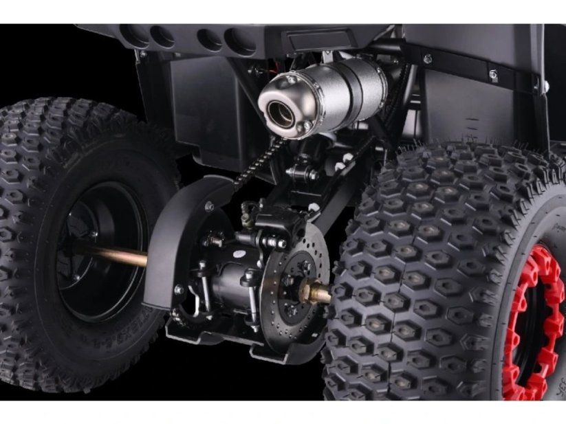 Benzínová štvorkolka pre deti Beneo Motors WARRIOR červená - 125cm3