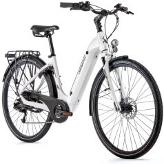Mestský elektrobicykel Leader Fox Induktora 2023 biela