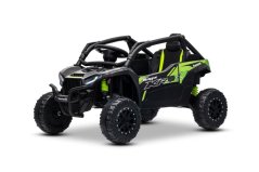 Elektromobil Kawasaki TERYX KRX 1000 12V, černý, jednomístný, zadní odpružení, dálkové ovládání 2,4 Ghz, lithiová baterie, 2 x 25W motory, MP3 s USB/AUX