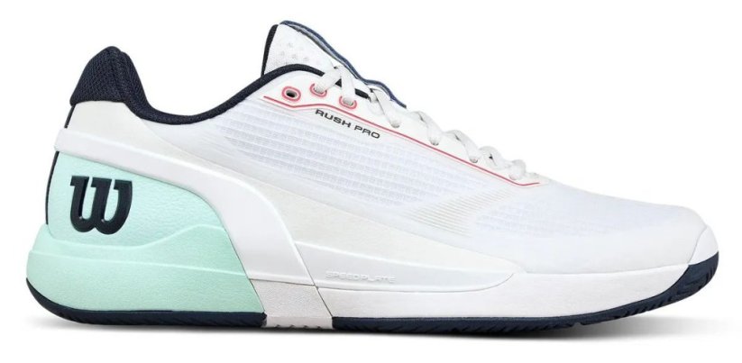 Wilson Rush Pro 5 white / bay / fiery coral