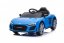 Beneo Elektrické autíčko Audi R8 Spyder nový typ plastové sedátko plastová kola USB/SD Vstup baterie12V 2 X 25W motor orginal licence modrá