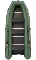 Čln Kolibri KM-330 DSL zelený, drevená podlaha