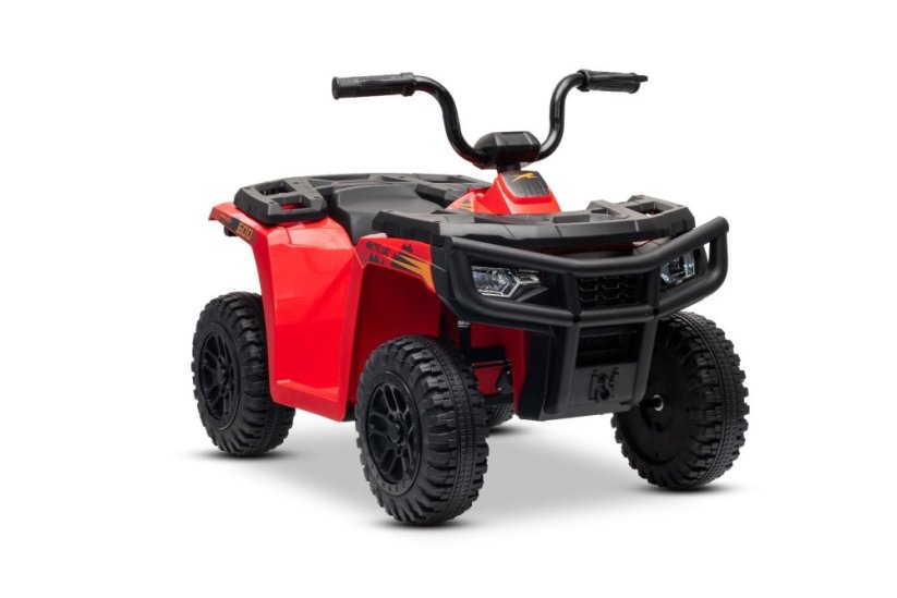 Elektrická čtyřkolka Beneo Arctic Cat 12V se zadním pohonem, červená, LED světla, lithiová baterie, 2 x 25W motor, originální licence