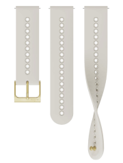 Suunto 22mm Urban 4 Silicone Strap Pearl Gold S+M